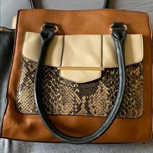 ALDO SNAKESKIN PURSE